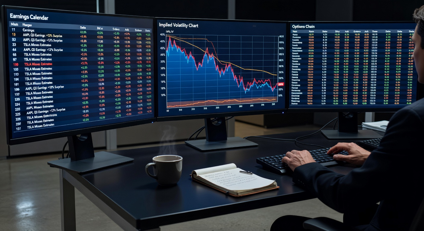 Trading Options Around Earnings: Why Long Premium Usually Loses